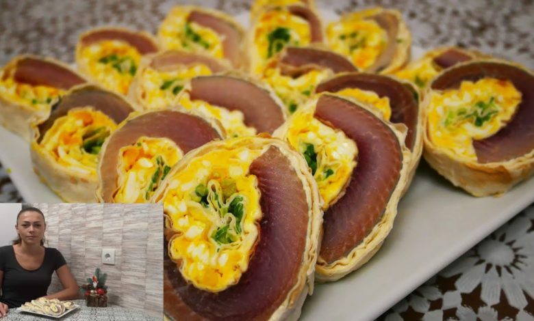 Закуска из Лаваша и Сельди на Праздничный стол Новый Год Быстрая Закуска Гости Будут в Восторге!!!