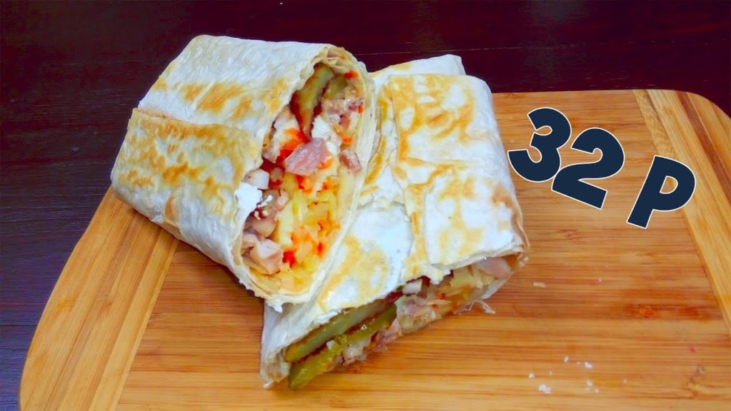 САМАЯ ДЕШЕВАЯ ШАУРМА 32 РУБЛЯ (16 ГРН)