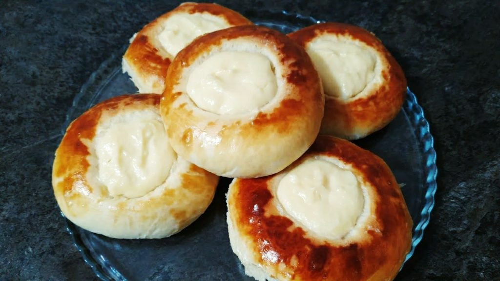 💞KESMIKLI BULKA RESEPTI/Ватрушки с творогом рецепт