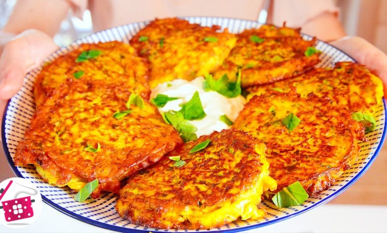 Просто натрите 2 кабачка! Кабачки вкуснее мяса! Драники из кабачков. Готовим Дома АСМР