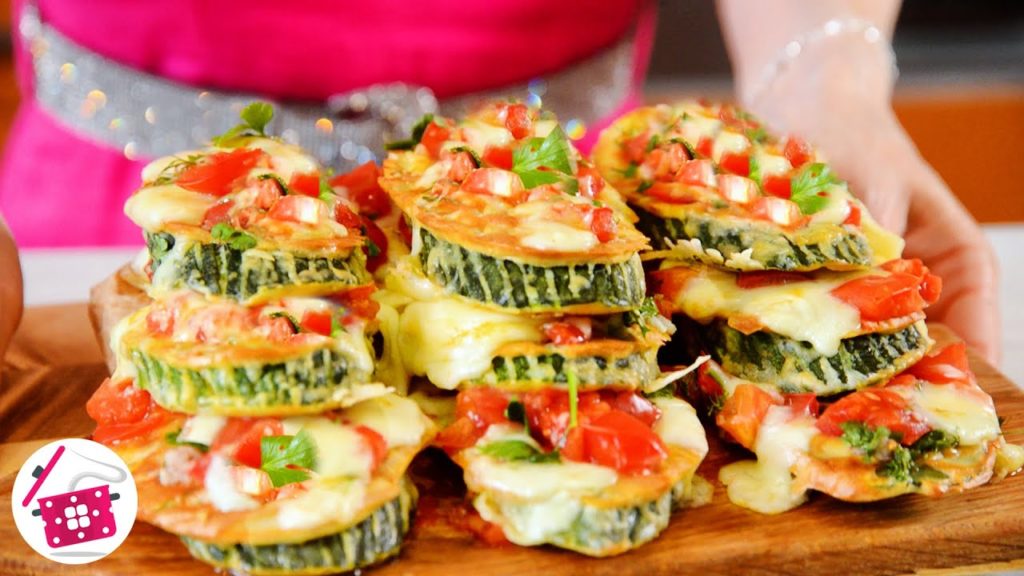 Просто возьмите 1 кабачок! Лучше чем пицца! Такой вкуснятины я еще не готовила. Готовим Дома АСМР