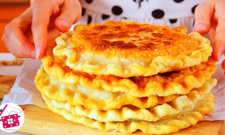 МУКА+КИПЯТОК! Я НЕ УСТАЮ ИХ ГОТОВИТЬ. Лучше чем пицца, лепешка и чебуреки