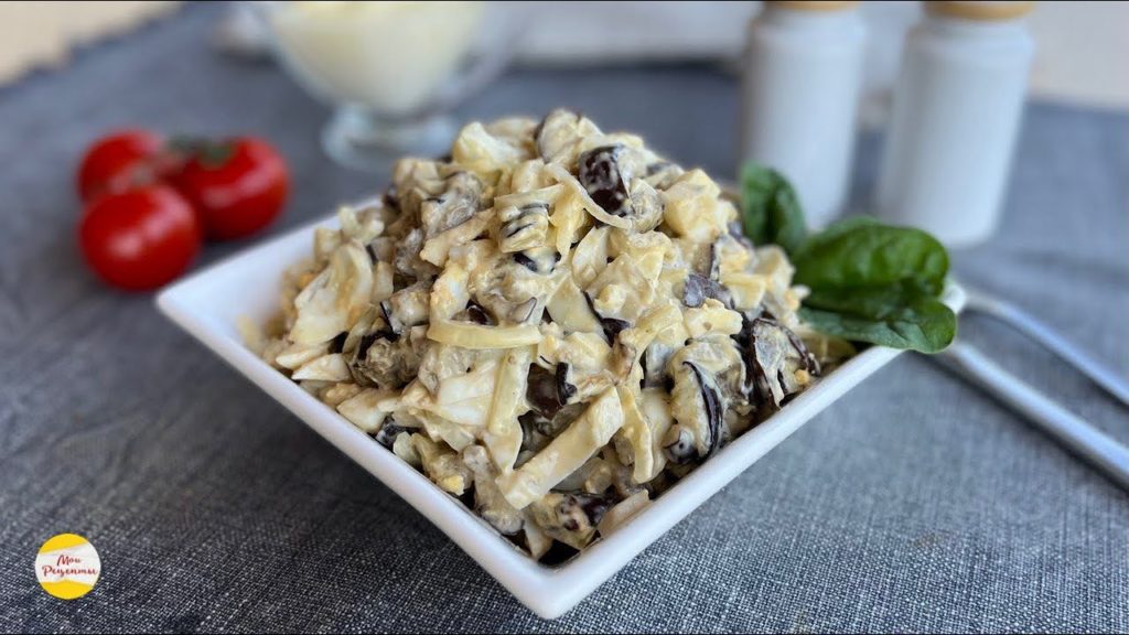 Самый Простой Летний САЛАТ ИЗ БАКЛАЖАНОВ! Всего ТРИ Ингредиента, а Так Вкусно!
