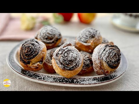 ВЫПЕЧКА из СЛОЕНОГО ТЕСТА! Быстрый Рецепт, когда Гости на Пороге!