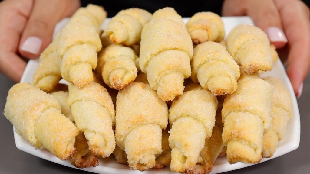 Лёгкий Рецепт ТВОРОЖНОГО Печенья! 😍 Печенье из ТВОРОГА "Рогалики" – вкусное и нежное!