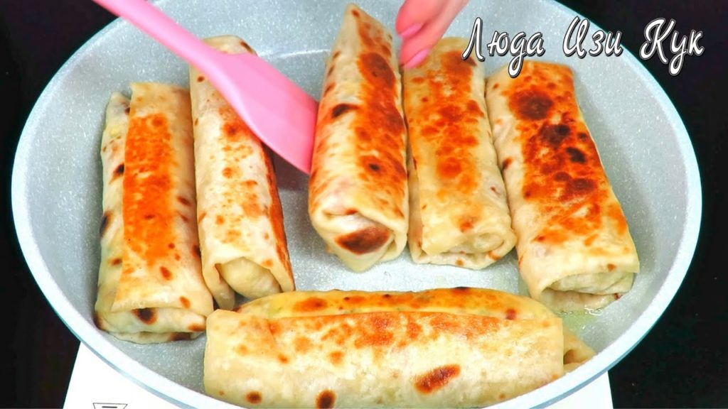 Ленивый ЗАВТРАК ИЗ ЛАВАША за 5 мин Быстро Просто Вкусно Люда Изи Кук #лаваш с начинкой #завтрак #еда
