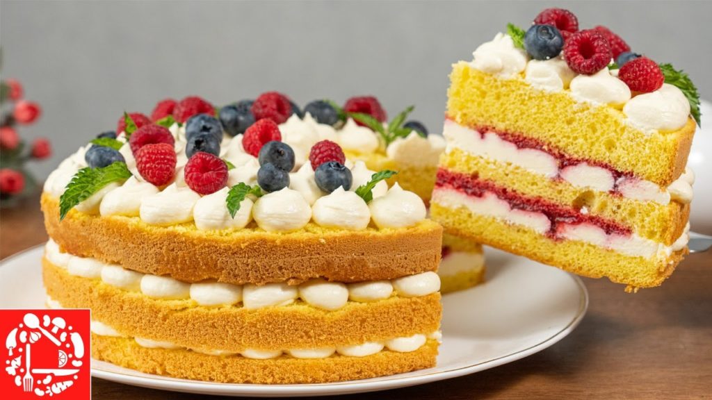 ЛЕТОМ НЕ МОГУ НАЕСТЬСЯ ЭТОЙ ВКУСНОТОЙ! Торт из доступных продуктов