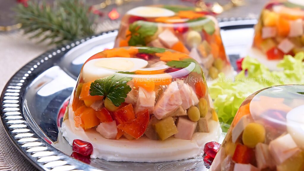 Вместо холодца! Заливное “Ассорти” с языком и овощами в желе! Эффектная закуска на праздничный стол! Вместо холодца! Заливное “Ассорти” с языком и овощами в желе! Эффектная закуска на праздничный стол!