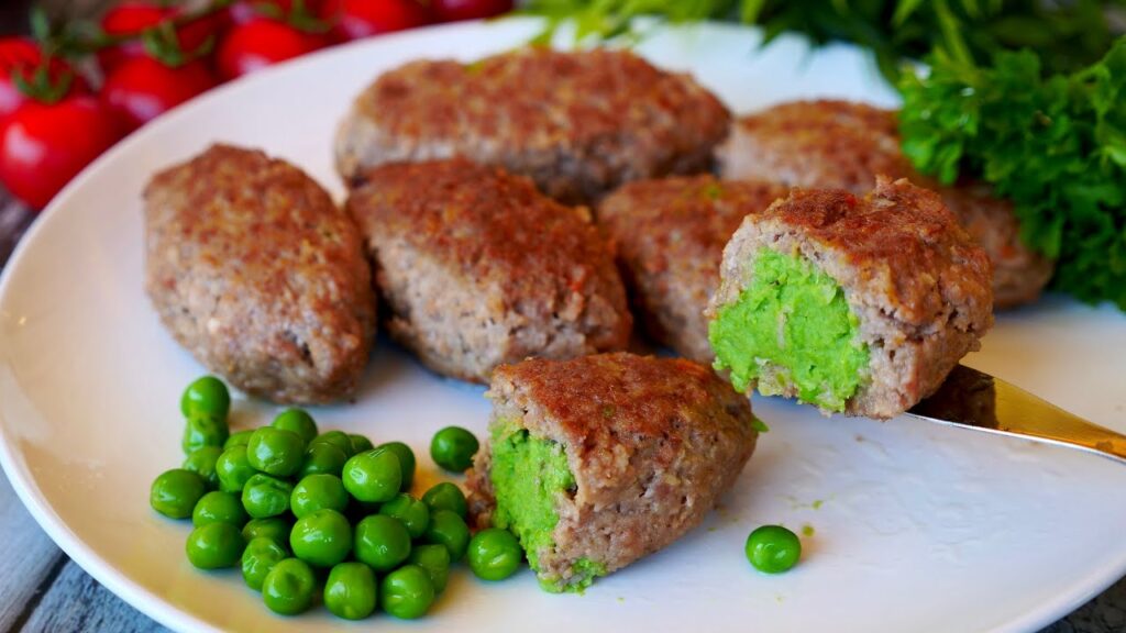 Котлеты с зеленым горошком. Сытные и очень Вкусные
