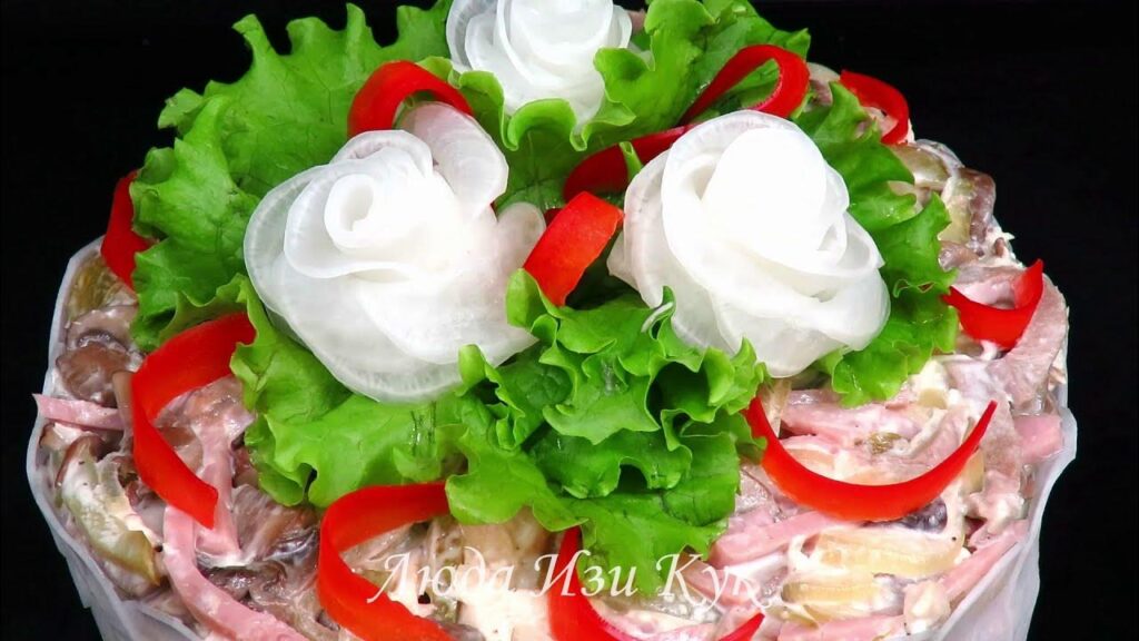 🐔ФАВОРИТ 3 мяса, праздничный салат, мясной салат меню новый год, новогодний стол 2025, сытный салат