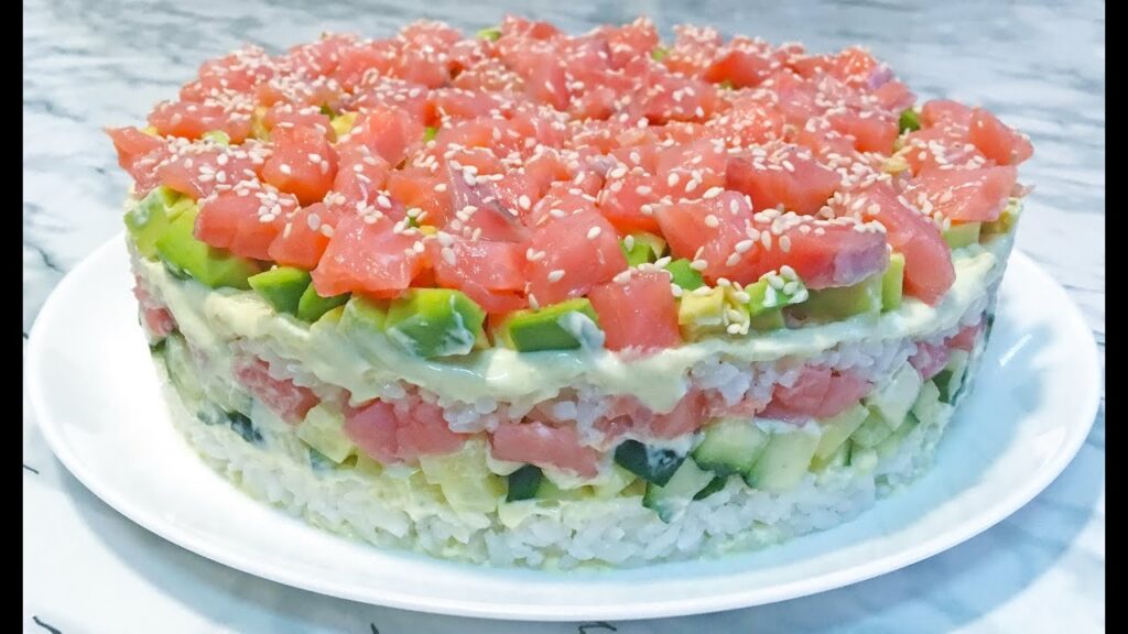 Салат "СУШИ" Неимоверно Вкусный и Очень Красивый / Ленивые Суши / Sushi Salad Салат "СУШИ" Неимоверно Вкусный и Очень Красивый / Ленивые Суши / Sushi Salad
