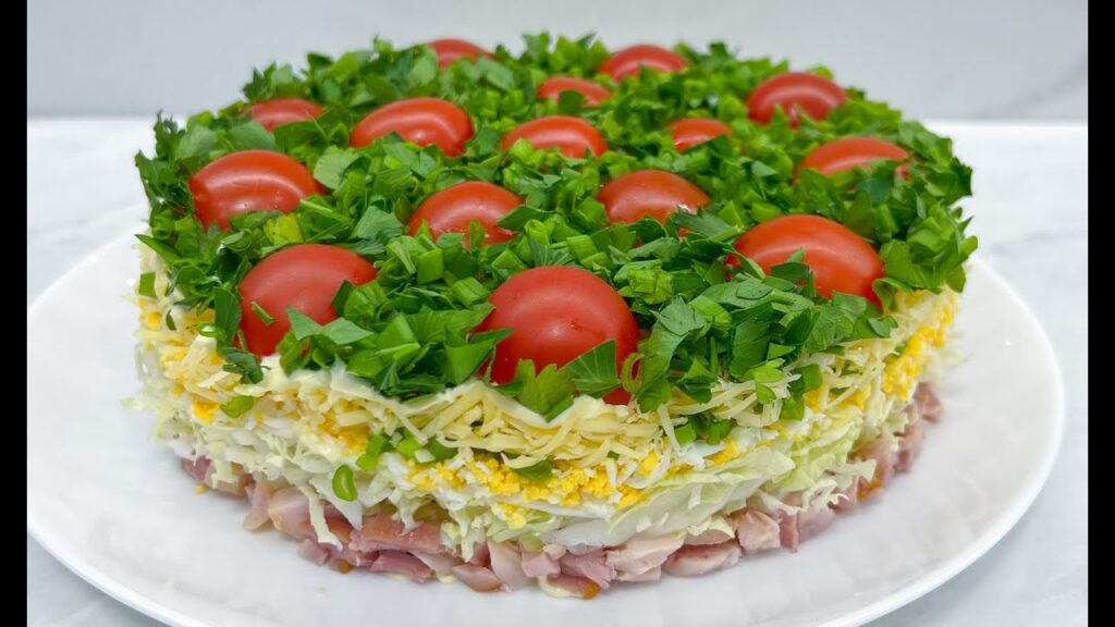 НОВЫЙ Салат "ПОЛЯНА" Идеальный Рецепт на Новый Год 2023 / Новогодний Салат / Salad Glade