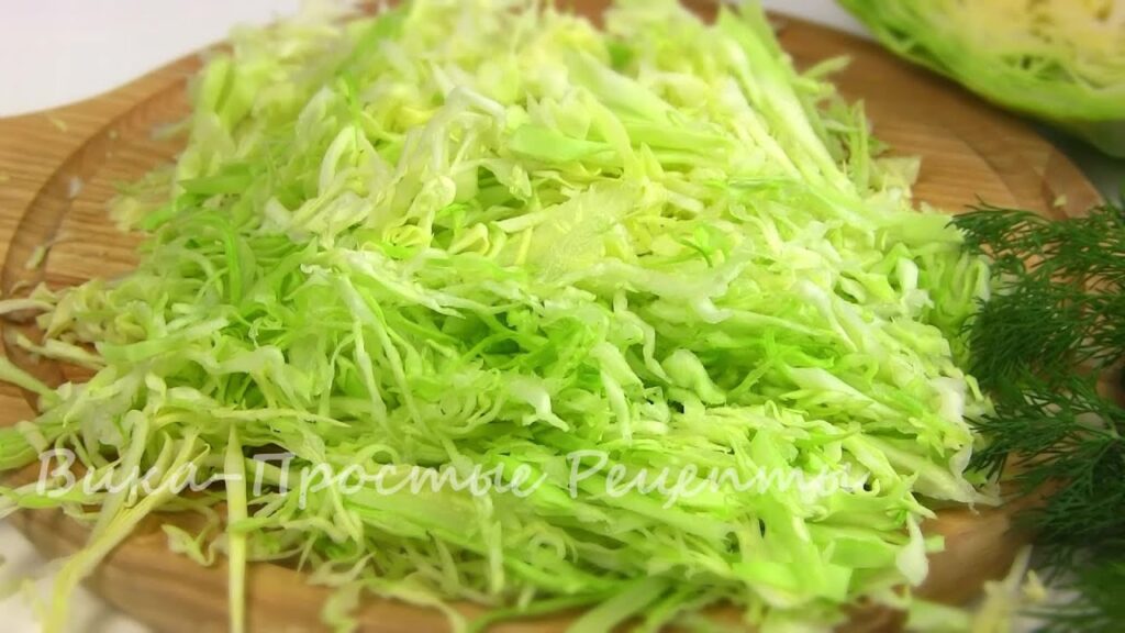 Салат с Капустой за 5 МИНУТ! Просто Вкусно Быстро