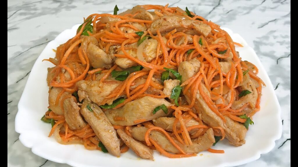 Салат "Курица По-Корейски" Нереально Вкусно, Обязательно Попробуйте!!! / Korean Chicken Salad