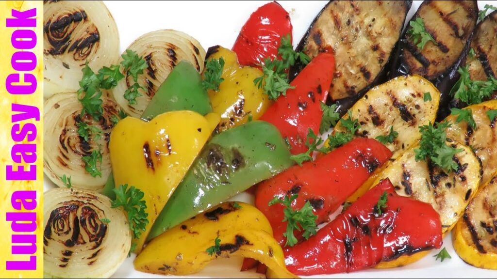 ОБАЛДЕННЫЕ ОВОЩИ ГРИЛЬ АРОМАТНЫЙ МАРИНАД Вкусный овощной гарнир Люда Изи Кук обед ужин