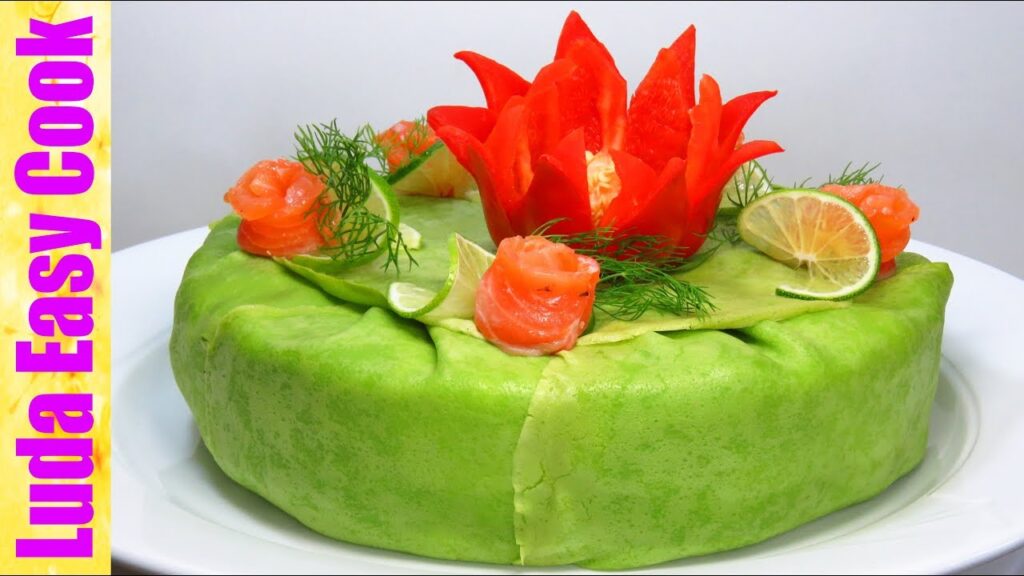 ЗАКУСКИ на НОВЫЙ ГОД! ШИКАРНЫЙ ЗАКУСОЧНЫЙ БЛИННЫЙ ТОРТ НА ПРАЗДНИКИ Люда Изи Кук РЕЦЕПТ НА НГ