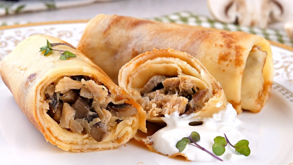 🥞Ай, да блинчики! Вкуснейшие Блинчики с Курицей и Грибами “Щедрая Масленица”🥞