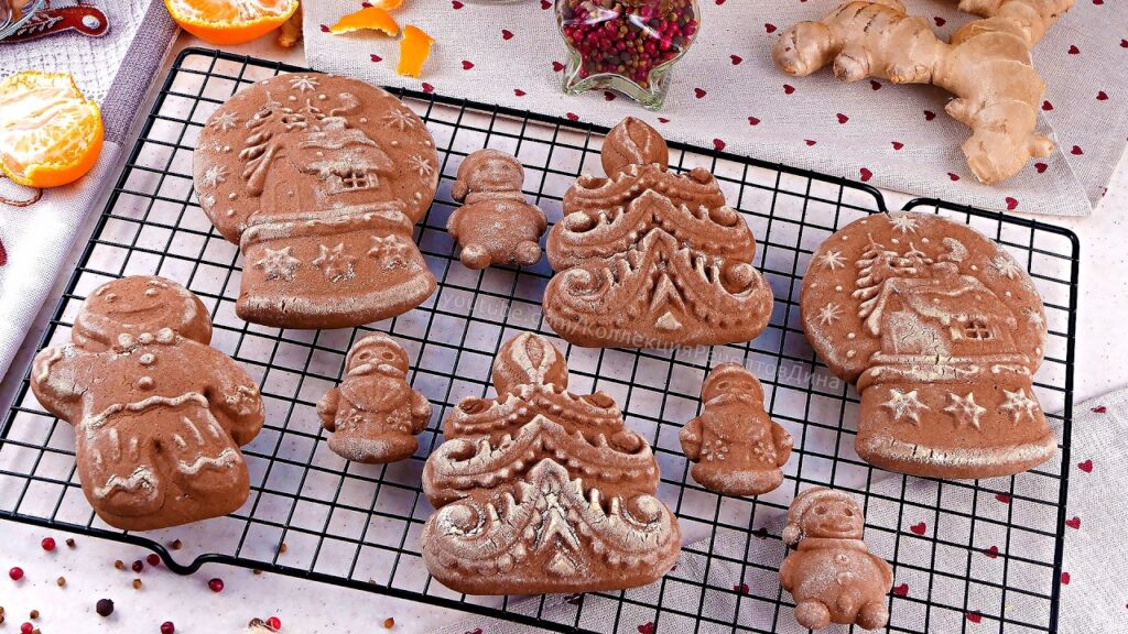 🎄🥮Ароматные Имбирные пряники 🥮 Традиционная Рождественская выпечка🎄 Прекрасная идея для подарка🎄