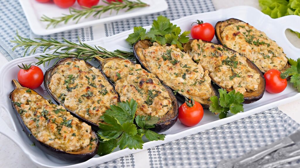 🌟 Запеченные Баклажаны с Курицей в Сливочном Соусе 🍆🍗Порционное Горячее на Праздничный стол! 🌟