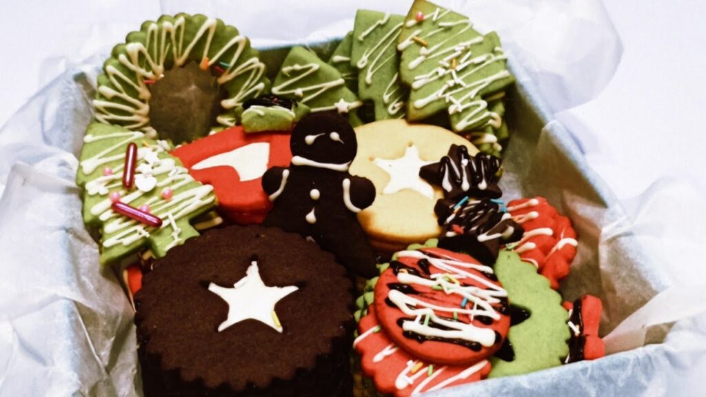 🎄YENİ IL bayram süfrəsi üçün QUTU PEÇENYE 🎁 Bir xəmirdən 9 Çeşid 🍪 Peçenye!🎄