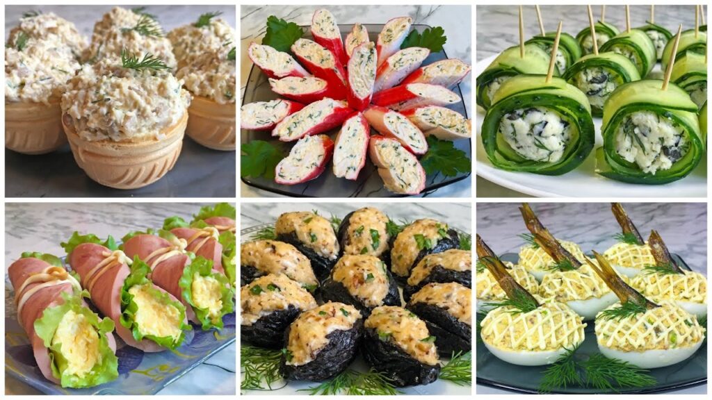 6 Потрясающих Закусок на Новый Год 2025 / Праздничные Закуски / Snacks for the New Year