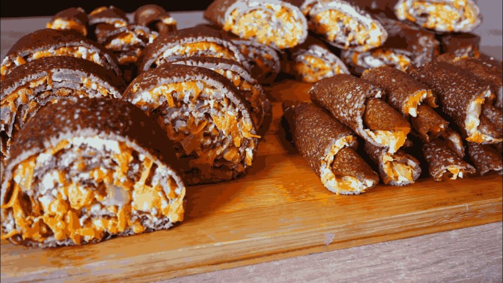 Печеночные Блины - Пальчики оближешь! 🤤 Красивая Подача - Удивите своих Гостей! ЛЕГКО и БЫСТРО!