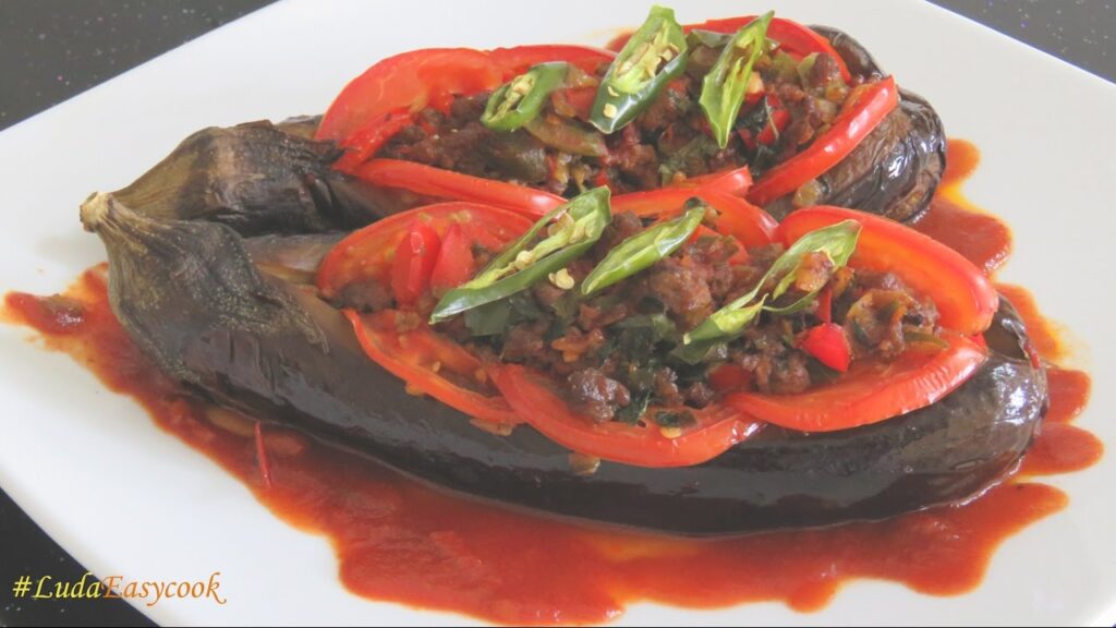 БАКЛАЖАНЫ фаршированные овощами и мясом ГОРЯЧИЕ ЗАКУСКИ - Eggplant Stuffed with Meat
