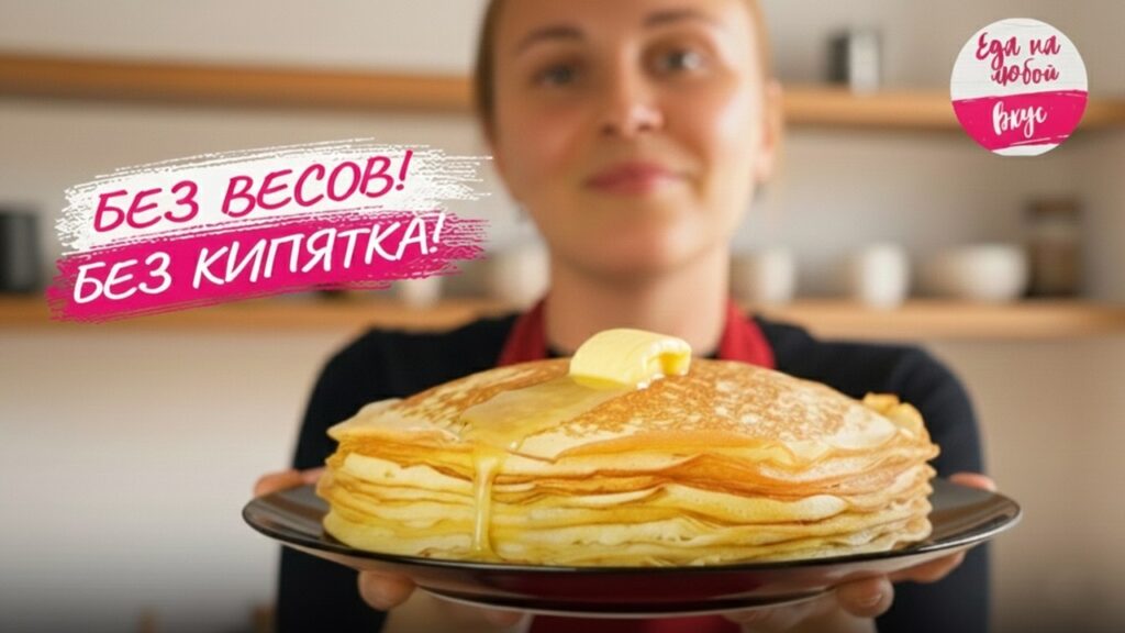 БЛИНЫ Тонкие с дырочками! ТРИ НА ТРИ: Без ВЕСОВ и Заморочек рецепт вкусных блинчиков БЛИНЫ Тонкие с дырочками! ТРИ НА ТРИ: Без ВЕСОВ и Заморочек рецепт вкусных блинчиков
