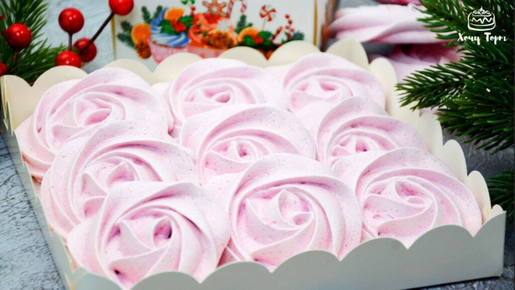 ЯГОДНОЕ БЕЗЕ на альбумине 🍓 Идеально для новогоднего подарка! 🎁 Готовится заранее и хранится долго!