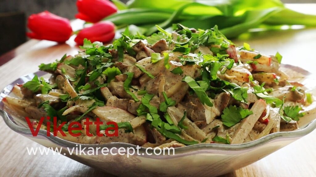 Готовлю на ПАСХУ и всю весну! НОВИНКА из печени!Салат Нереально вкусный всего из Трёх ингредиентов