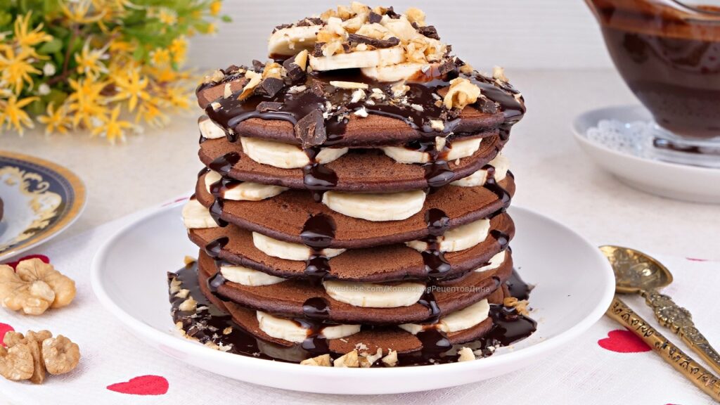 🍫Всё будет в шоколаде!🍫🥞Шоколадные Панкейки “Чунга-чанга” со сливочно-шоколадным соусом🥞🍫 🍫Всё будет в шоколаде!🍫🥞Шоколадные Панкейки “Чунга-чанга” со сливочно-шоколадным соусом🥞🍫