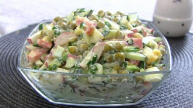 Photo of Салат «КОТИГОРОШКО» Ой шо ж ты такой Вкусный!? 😁👍Летом только ОН — вместо Оливье