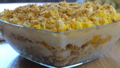 Photo of Салат «МАДОННА» — Роскошный вкус за 10 минут!Нежный сочный праздничный салатик для Дам!