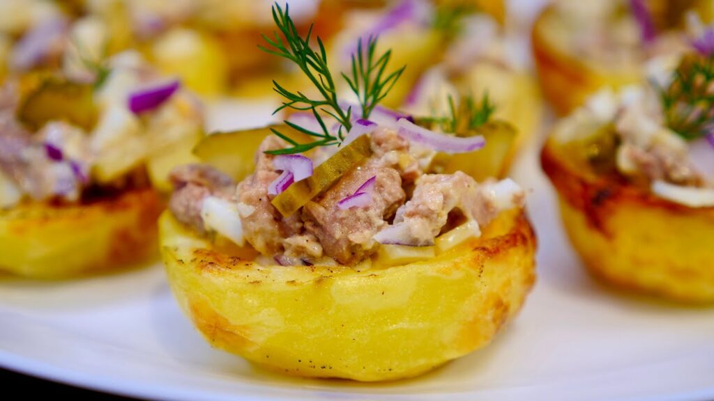 Закуска на НОВЫЙ ГОД (Картошка с печенью Трески)