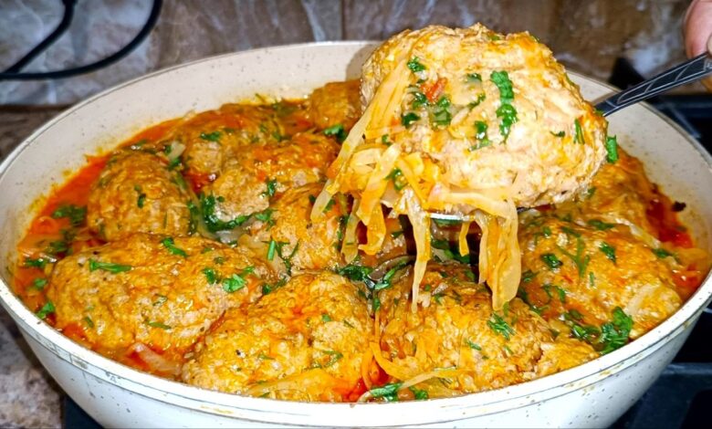 ГОЛУБЦЫ Приготовленные так, в 100 раз ВКУСНЕЕ! Очень Сочные и Нежные! Быстрый Рецепт на Сковороде!