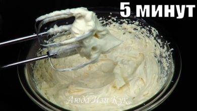 Photo of Густой СМЕТАННЫЙ КРЕМ со сгущенкой за 5 минут для тортов и пирожных Люда Изи Кук крем