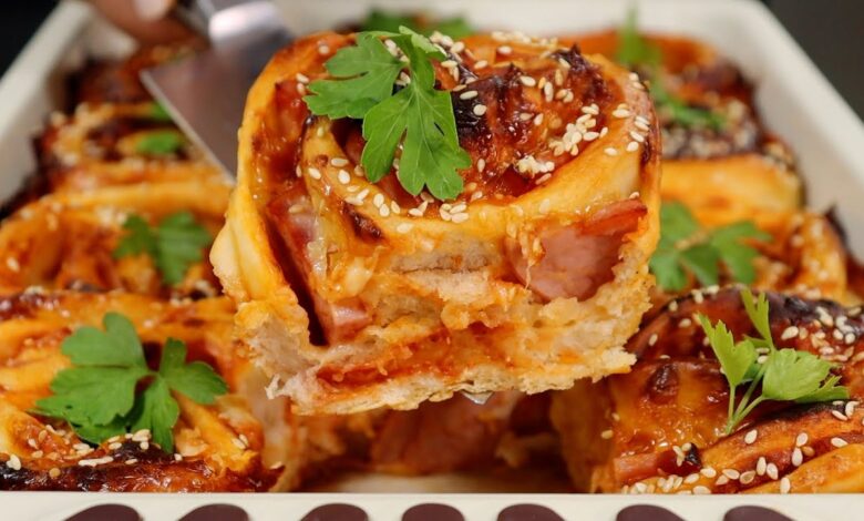 И на завтрак, и как перекус в школу или на работу Вкуснейшие и сытные БУЛОЧКИ-ПИЦЦЫ