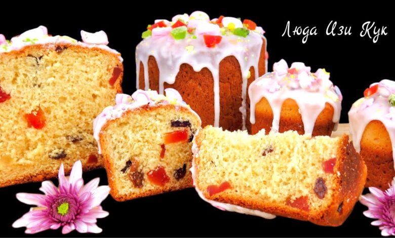 💖Самый ЛЕНИВЫЙ КУЛИЧ БЕЗ ЗАМЕСА быстрый кулич на сливках, Люда Изи Кук пасхальный кулич Пасха паска