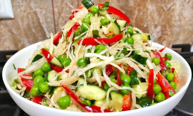 Готовлю Каждый День! Такой САЛАТ СЪЕДЯТ ЗА МИНУТУ! Очень ВКУСНЫЙ и ПРОСТОЙ в Приготовлении!