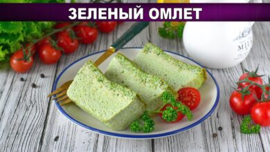 Photo of Зеленый омлет — идеальный пышный завтрак!