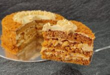 Photo of нереально вкусный торт «КАРАМЕЛЬКА» с арахисом! Без желатина! Недорого!