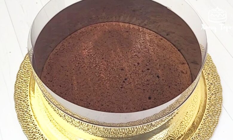 🍫 Очень ВКУСНЫЙ ШОКОЛАДНЫЙ БИСКВИТ ✨ Идеально для тортов с муссом и суфле! 🎂