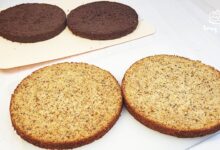Photo of Ореховые бисквиты: нежный ванильный и насыщенный шоколадный 🍫 Идеальная основа для любого торта 💥