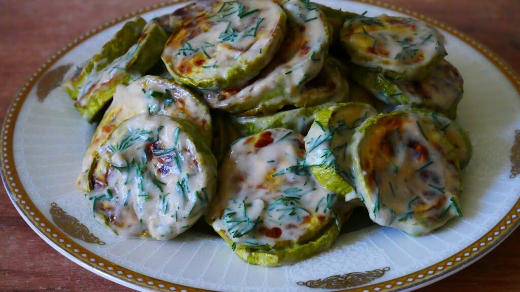 Кабачки в духовке с соусом-заправкой Рецепты быстро и вкусно