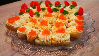 Photo of Закуска в тарталетках с очень вкусной начинкой на праздничный, новогодний стол