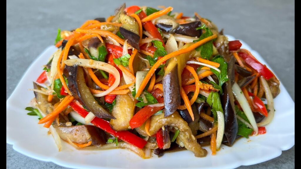 Баклажаны По-Корейски Потрясающе Вкусно!!! / Закуска из Баклажан / Синенькие / Eggplant Recipe