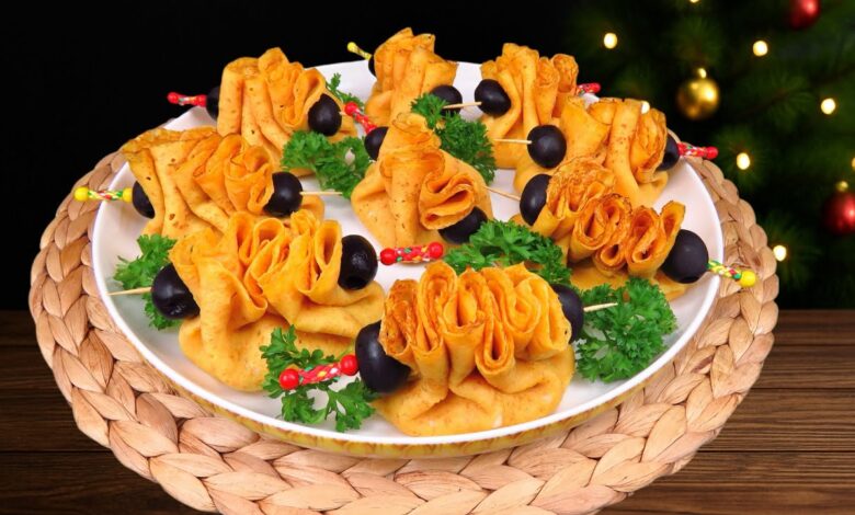 🥕🍄 Яркие морковные блины с грибной начинкой Нежнее не бывает! Идеальная закуска к празднику НГ 2027