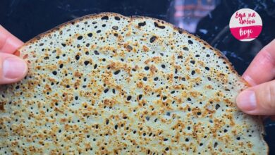 Photo of Блины на раз-два! Идеальные дырочки БЕЗ ВЕСОВ с любой мукой 🥞